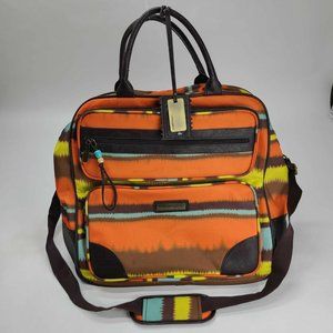 VTG Cynthia Rowley Tye Dye Hobo Leather Bag